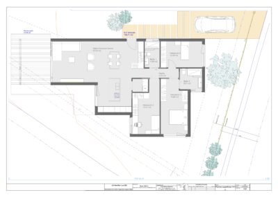 Casas eficientes y sostenibles construidas con módulos de entramado ligero de madera